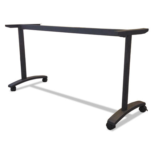 Alera Valencia Series Training Table T-leg Base, 54w X 19 3-4d X 28 1-2h, Black