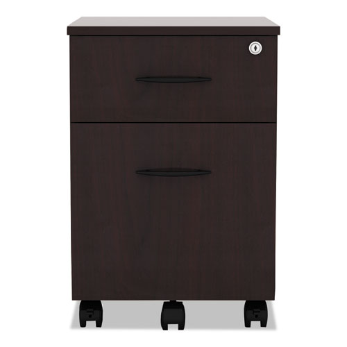 Alera Valencia Series Mobile Box-file Pedestal, 15.88w X 19.13d X 22.88h, Mahogany