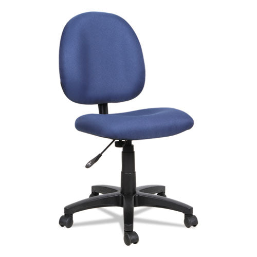 Alera Essentia Series Swivel Task Chair, Supports Up To 275 Lbs, Black Seat-black Back, Black Base
