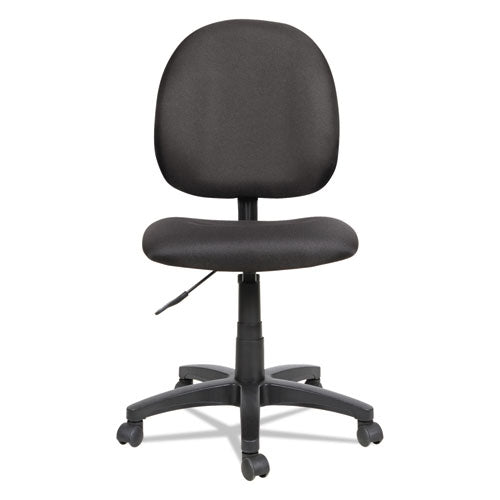 Alera Essentia Series Swivel Task Chair, Supports Up To 275 Lbs, Black Seat-black Back, Black Base