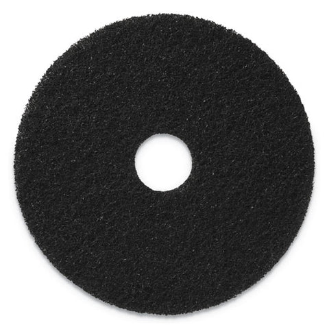 Stripping Pads, 19" Diameter, Black, 5-ct