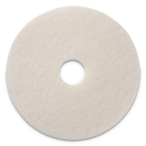 Polishing Pads, 14" Diameter, White, 5-ct