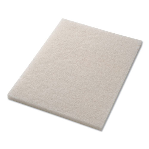 Polishing Pads, 17" Diameter, White, 5-ct
