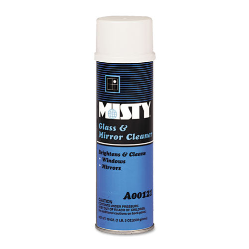 Glass & Mirror Cleaner W-ammonia, 19oz Aerosol