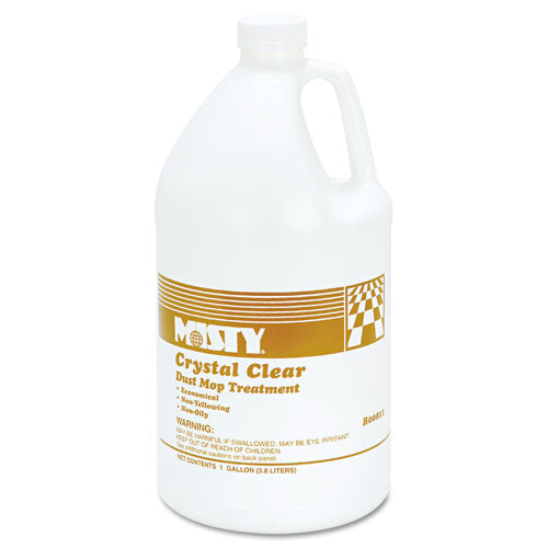 Crystal Clear Dust Mop Treatment, Slightly Fruity Scent, 1 Gal Bottle