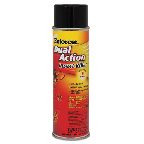 Dual Action Insect Killer, For Flying-crawling Insects, 17 Oz Aerosol