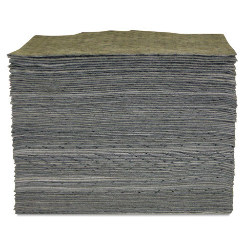 Universal Sorbent Pad, 15" X 17", Heavyweight
