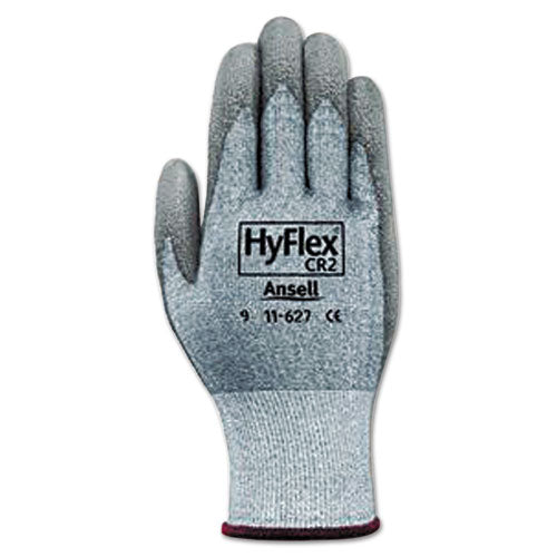 Hyflex Dyneema Cut-protection Gloves, Gray, Size 9, 12 Pairs