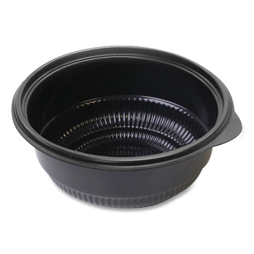 Microraves Incredi-bowl Base, 16 Oz, 6" Dia X 1.75"h, Black, 250-carton