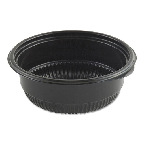 Microraves Incredi-bowl Base, 8 Oz, 4.75" Dia X 1.75"h, Black, 500-carton