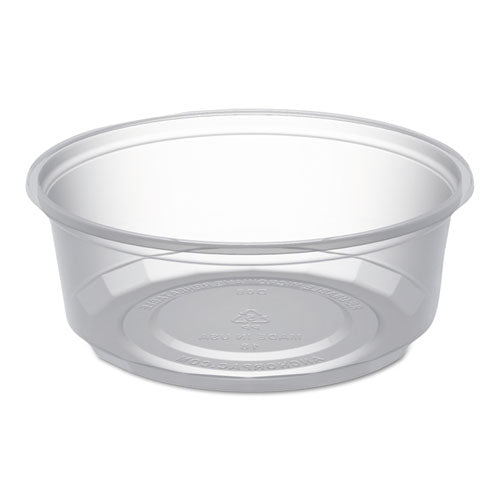 Microlite Deli Tub, 8 Oz, Clear, 500-carton