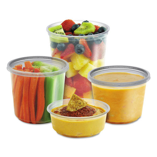 Microlite Deli Tub, 12 Oz, Clear, 500-carton