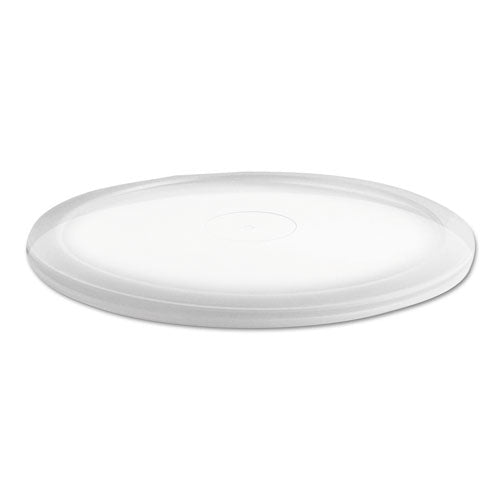Microlite Deli Tub Lid, Clear, Over-cap Fit, Fits 8-32 Oz Containers, 500-carton