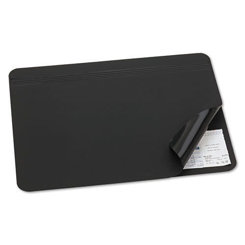 Hide-away Pvc Desk Pad, 24 X 19, Black