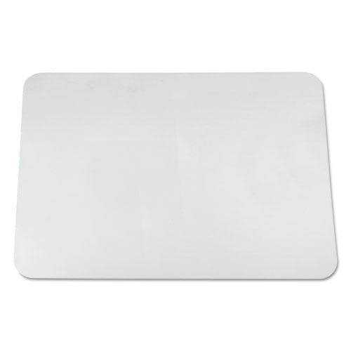 Krystalview Desk Pad With Antimicrobial Protection, 38 X 24, Gloss Finish, Clear