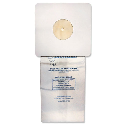 Vacuum Filter Bags Designed To Fit Nobles Portapac-tennant, 100-ct