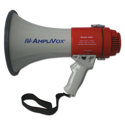 Mitymeg Piezo Dynamic Megaphone, 20w, 1-2 Mi Range