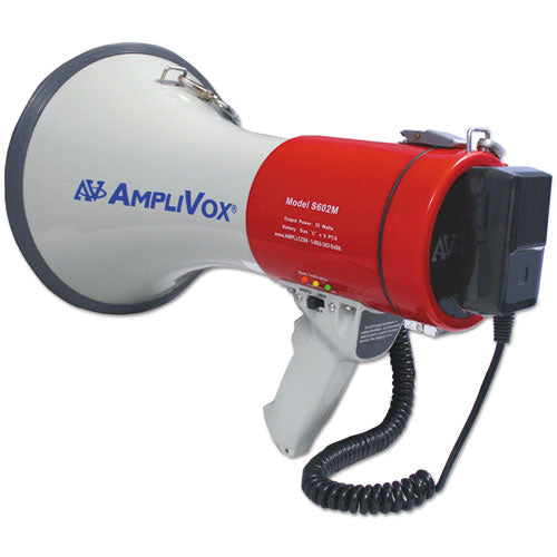 Mitymeg Piezo Dynamic Megaphone, 25w W-coiled Microphone