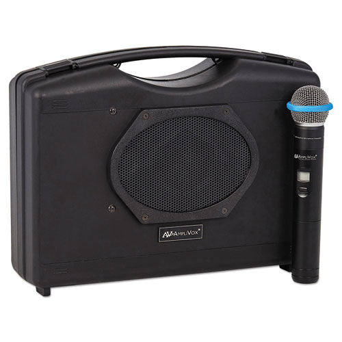 Bluetooth Audio Portable Buddy With Wireless Handheld Mic, 50w, Black