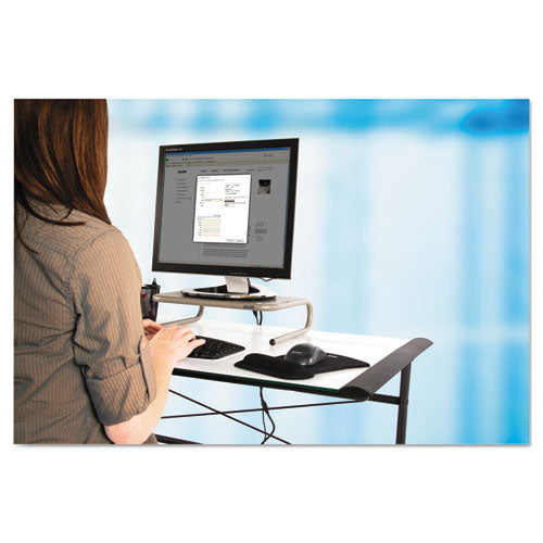 Metal Art Jr. Monitor Stand, 14.75 X 11 X X 4.25, Pewter