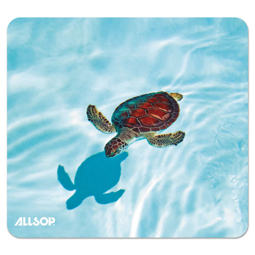 Naturesmart Mouse Pad, Turtle Design, 8 1-2 X 8 X 1-10