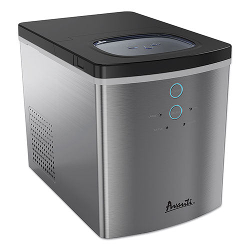 Portable-countertop Ice Maker, 25 Lb, Stainless Steel