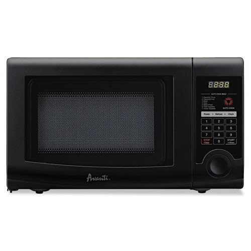 0.7 Cubic Foot Capacity Microwave Oven, 700 Watts, Black