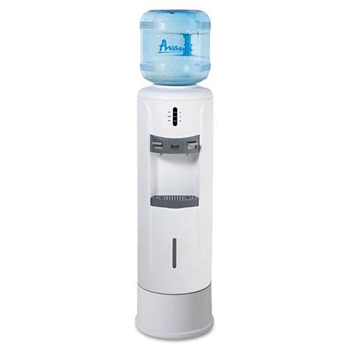 Hot And Cold Water Dispenser, 3-5 Gal, 13 X 38.75, Stainless Steel