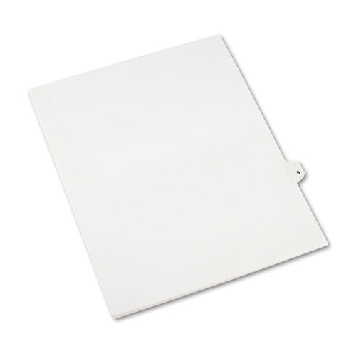 Preprinted Legal Exhibit Side Tab Index Dividers, Avery Style, 26-tab, S, 11 X 8.5, White, 25-pack, (1419)