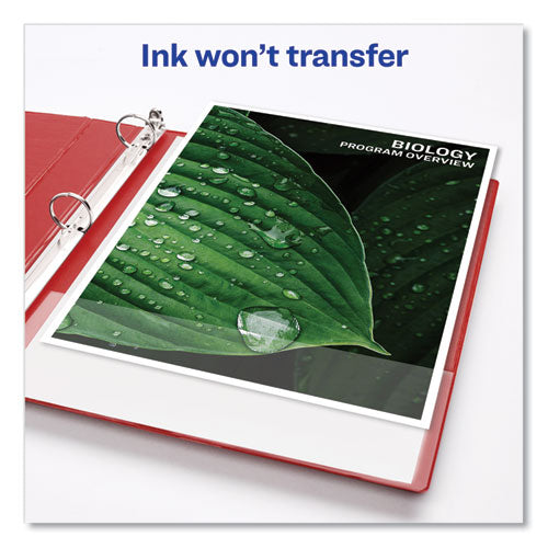 Economy Non-view Binder With Round Rings, 3 Rings, 1.5" Capacity, 11 X 8.5, Red, (3410)