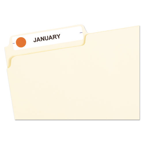 Handwrite Only Self-adhesive Removable Round Color-coding Labels, 0.5" Dia., Neon Red, 60-sheet, 14 Sheets-pack, (5051)