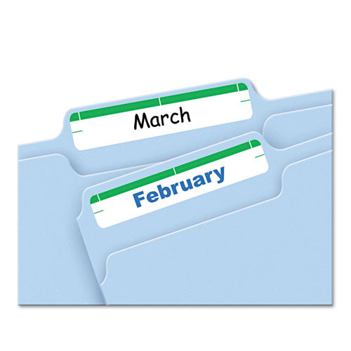 Printable 4" X 6" - Permanent File Folder Labels, 0.69 X 3.44, White, 7-sheet, 36 Sheets-pack, (5203)