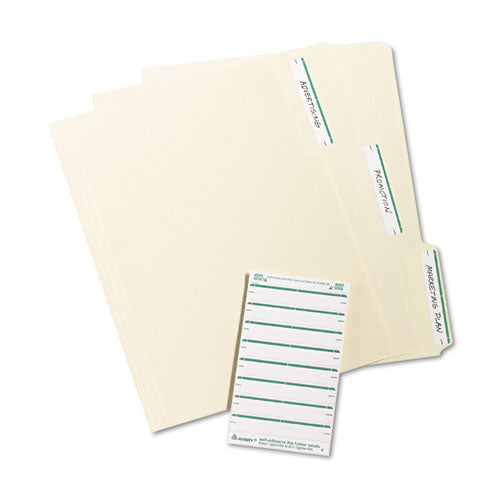 Printable 4" X 6" - Permanent File Folder Labels, 0.69 X 3.44, White, 7-sheet, 36 Sheets-pack, (5203)