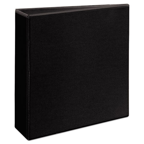 Heavy-duty Non Stick View Binder With Durahinge And Slant Rings, 3 Rings, 3" Capacity, 11 X 8.5, Black, (5600)