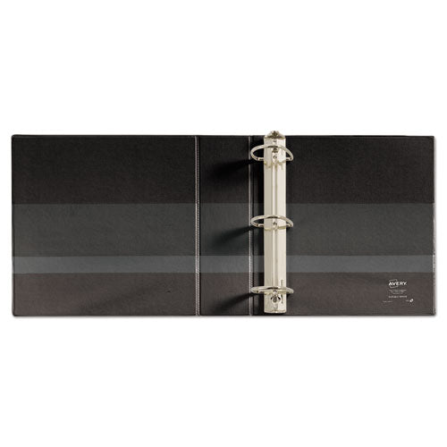 Durable Non-view Binder With Durahinge And Ezd Rings, 3 Rings, 3" Capacity, 11 X 8.5, Black, (7701)