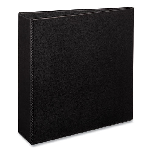 Durable Non-view Binder With Durahinge And Ezd Rings, 3 Rings, 3" Capacity, 11 X 8.5, Black, (7701)
