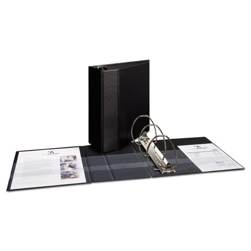 Durable Non-view Binder With Durahinge And Ezd Rings, 3 Rings, 5" Capacity, 11 X 8.5, Black, (7901)