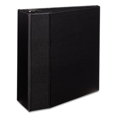Durable Non-view Binder With Durahinge And Ezd Rings, 3 Rings, 5" Capacity, 11 X 8.5, Black, (7901)