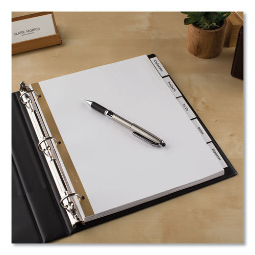 Insertable Big Tab Dividers, 5-tab, Letter