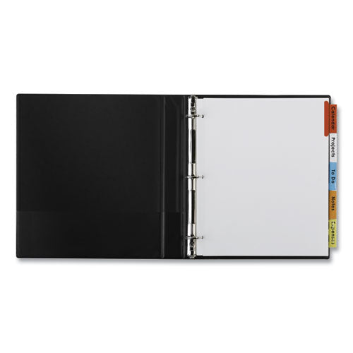 Insertable Big Tab Dividers, 5-tab, 11 1-8 X 9 1-4
