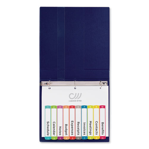 Customizable Toc Ready Index Multicolor Dividers, 1-10, Letter