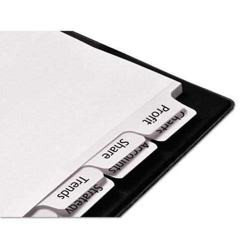 Index Maker Print & Apply Clear Label Double Column Dividers, 16-tab, Letter