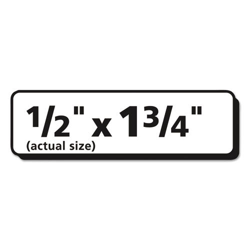 Matte Clear Easy Peel Mailing Labels W- Sure Feed Technology, Laser Printers, 0.5 X 1.75, Clear, 80-sheet, 10 Sheets-pack
