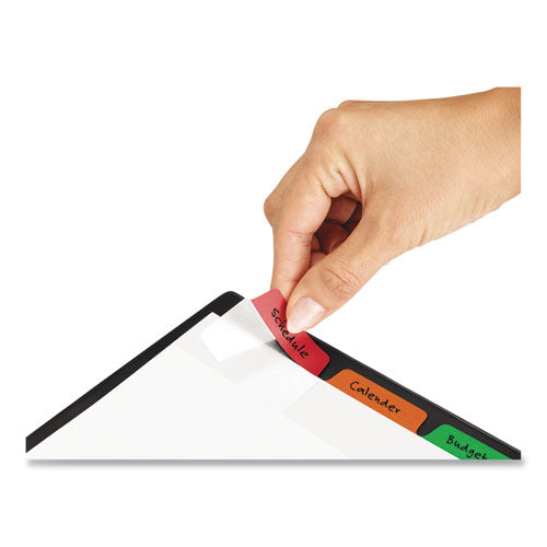 Movable Tab Dividers With Color Tabs, 5-tab, 11 X 8.5, White, 1 Set