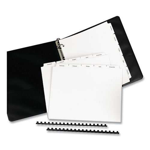 Customizable Print-on Dividers, 5-tab, Letter, 30 Sets