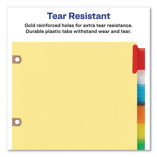 Insertable Big Tab Dividers, 8-tab, Letter