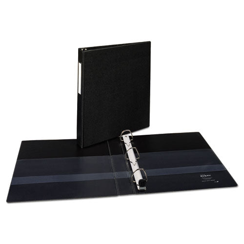 Durable Non-view Binder With Durahinge And Slant Rings, 3 Rings, 1" Capacity, 11 X 8.5, Black