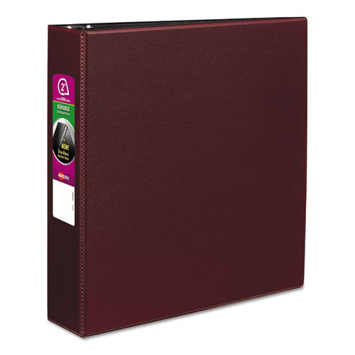 Durable Non-view Binder With Durahinge And Slant Rings, 3 Rings, 2" Capacity, 11 X 8.5, Burgundy