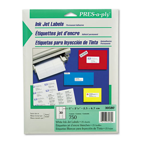 Labels, Laser Printers, 8.5 X 11, White, 100-box