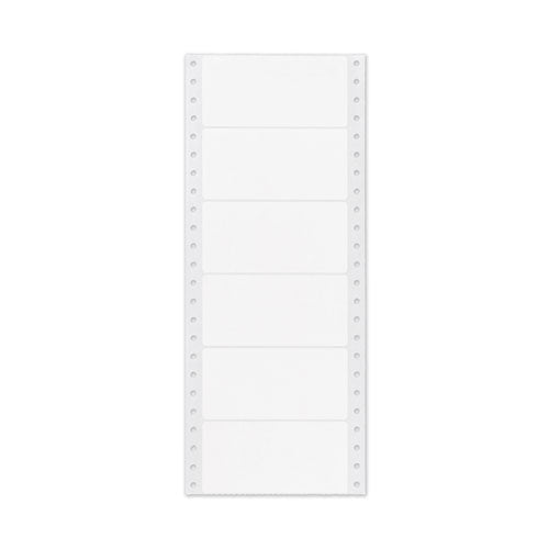 Dot Matrix Printer Mailing Labels, Pin-fed Printers, 1.94 X 4, White, 5,000-box